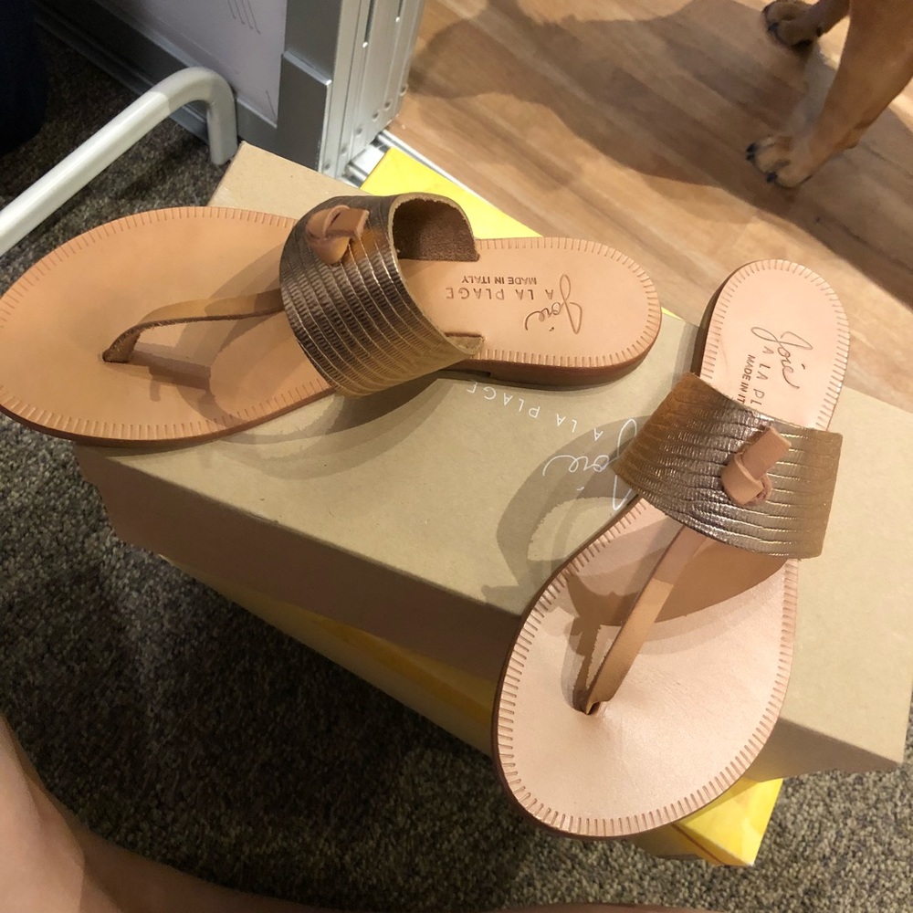 Joie Rose Gold Sandals